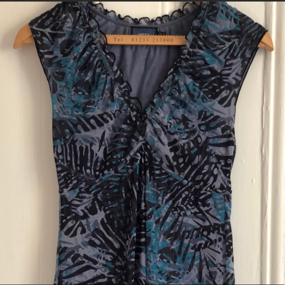 MEXX Dress Blue/Gray Size XS